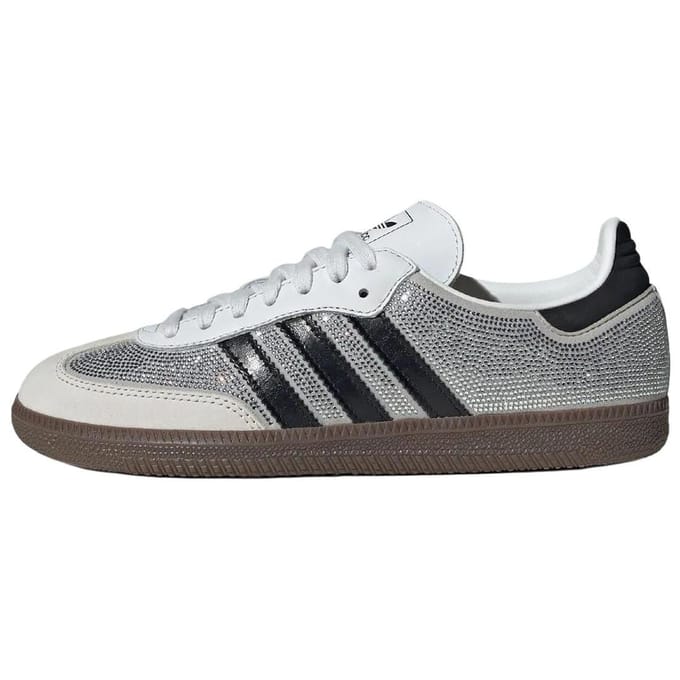 adidas Samba OG Crystal White Strass Dames Sneakers Zilver-Metallic IH9055 35½ gray