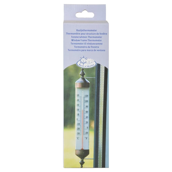 Draaibare Raamthermometer met Hygrometer