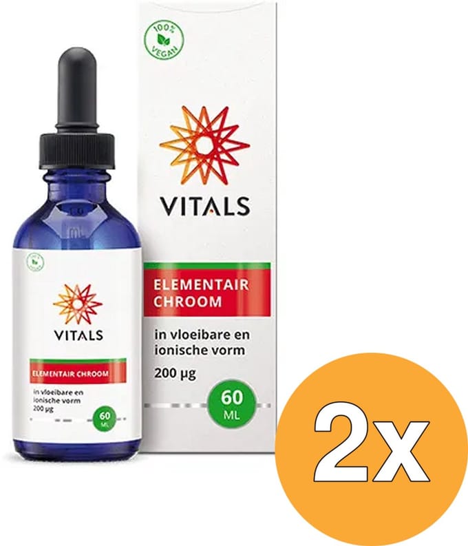 2x Vitals Elementair Chroom (60 ml)
