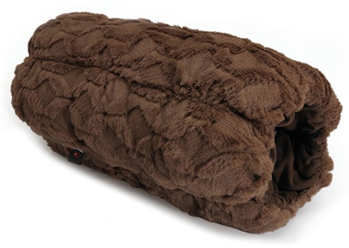 Camon slaapzak - tunnel soft - plush 58 x 42 x 10 cm - bruin