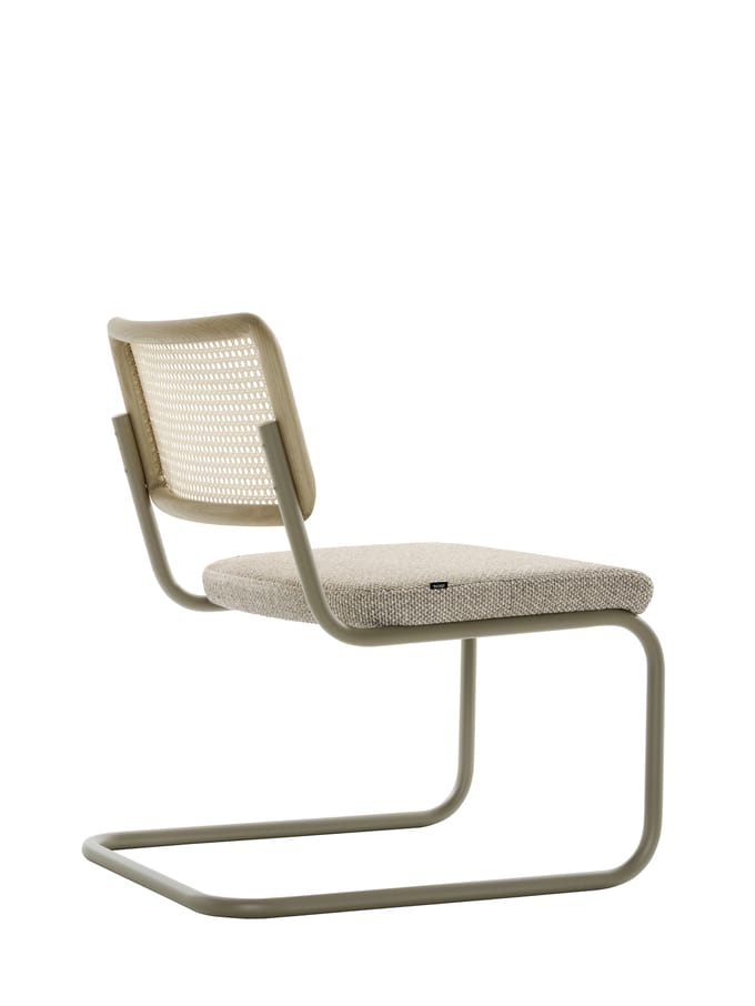Thonet - S 32 SPVL Sledemodel met zitkussen - beige