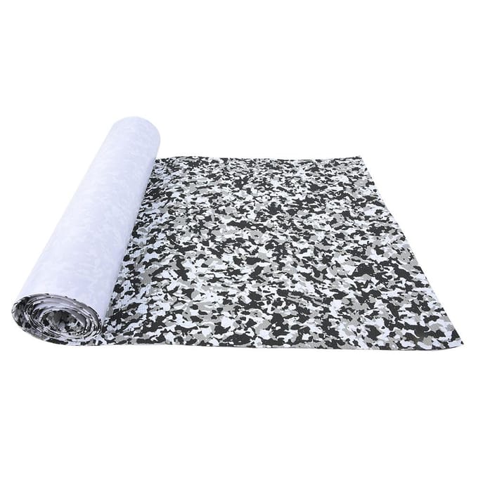 Camouflage EVA Teak Decking Sheet Surfboard Boat Yacht Anti skid Mat Carpet Pad(Black White)