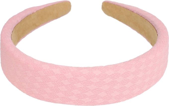 Haarsoires Haarband Diadeem 3cm – Zacht Gevuld – Roze