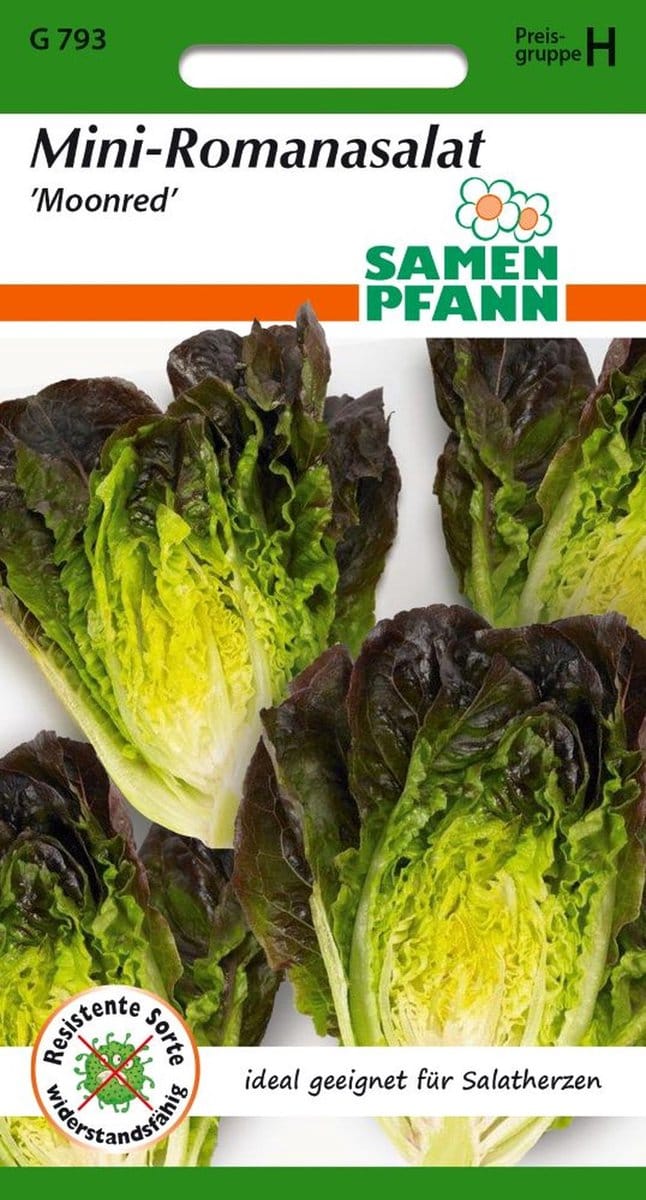 Romaine sla, Moonred - Groentezaden, slazaden, zaden