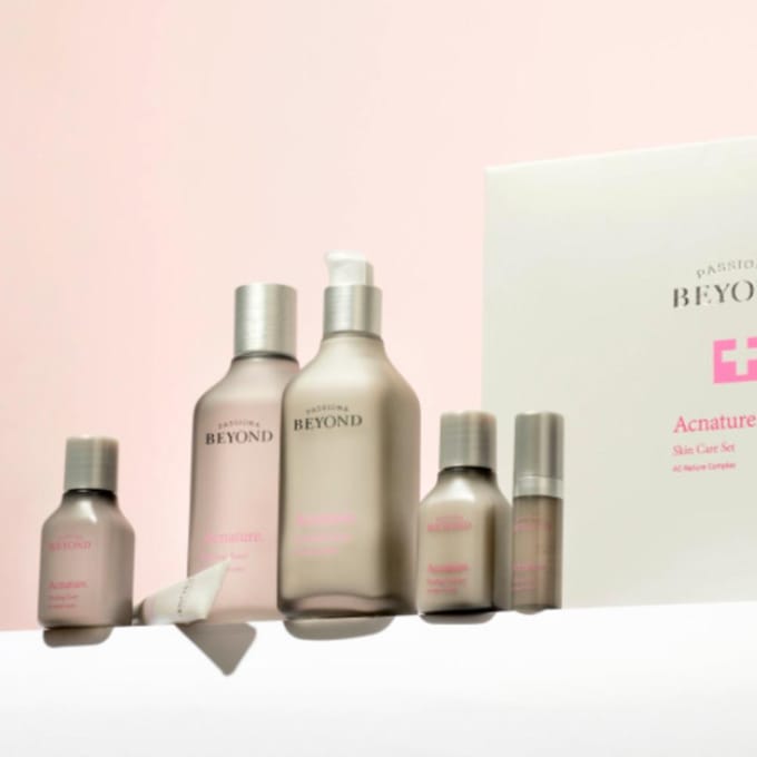 BEYOND Acnature Ensemble Spécial 2 Pièces - Lotion Tonique Clarifiante 150ml & Émulsion Équilibrante 120ml beige