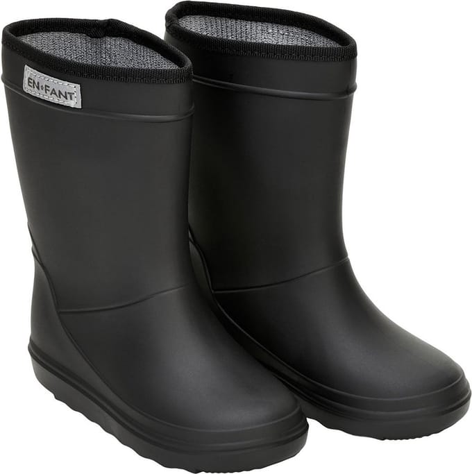 Enfant Rain Boots Solid Regenlaarzen Zwart EU 34