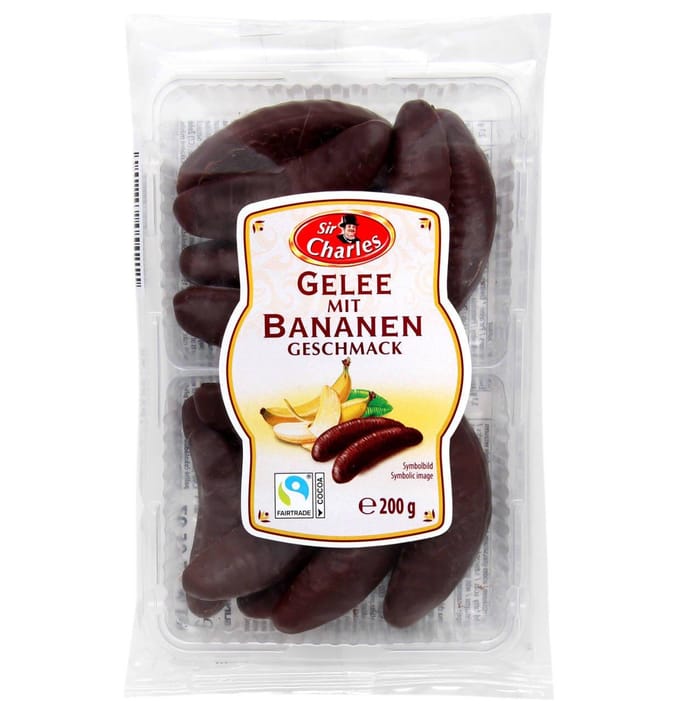 SirCharles Chocolaade Jelly met Banaan Smaak 200 g