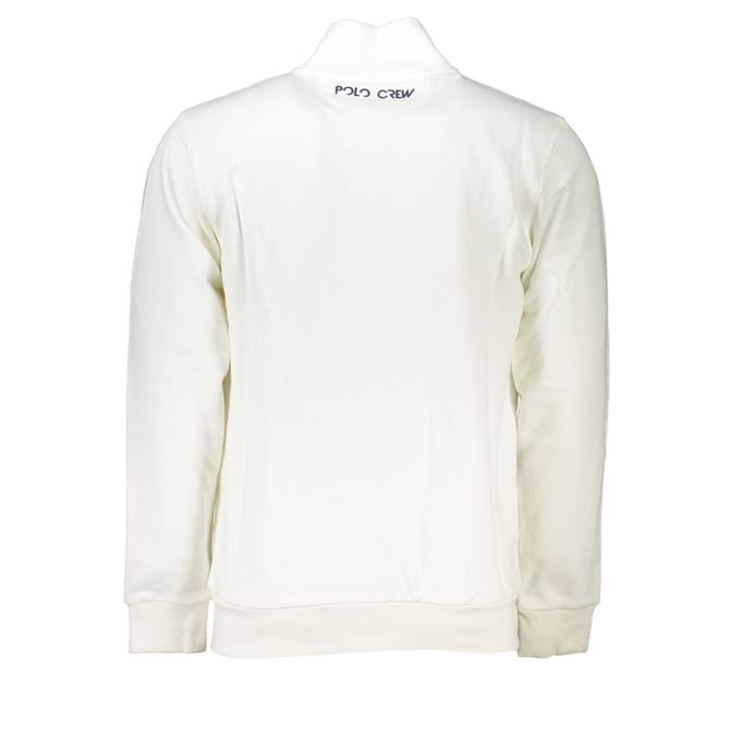 La Martina Bianco Katoenen Heren Sweatshirt