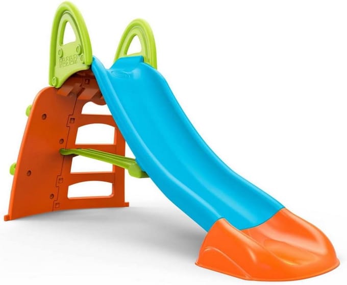 Kinderglijbaan met Klimrek en Grepen - Duurzaam Buitenspeelgoed vanaf 3 Jaar