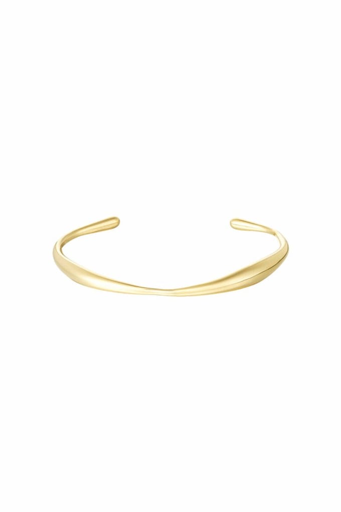 Organic shape bracelet- roestvrij staal - yehwang