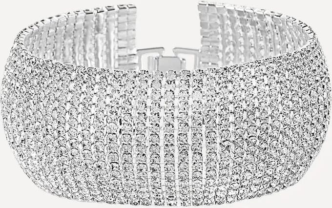 Margot Bardot Amber Armband Silver