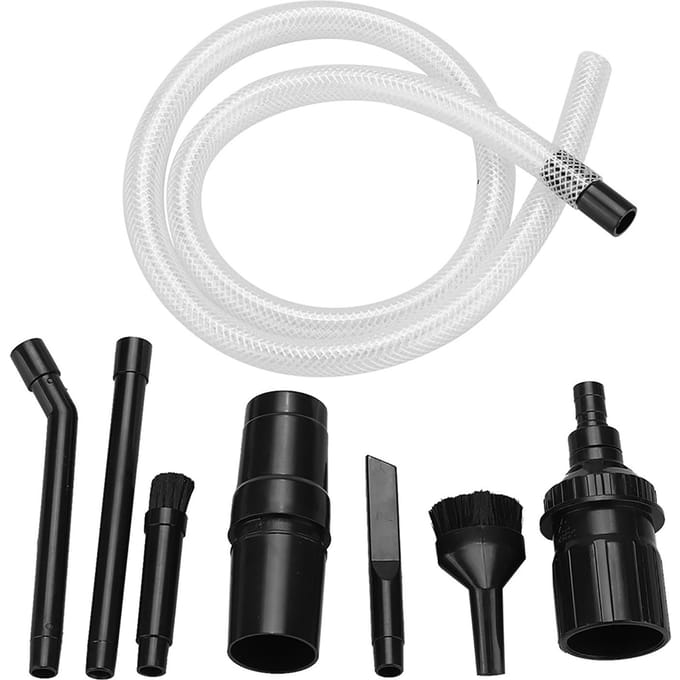 9 stuks/set Mini Micro Tool Auto Voertuig Reinigingsset Universele Stofzuiger Opzetstukken white