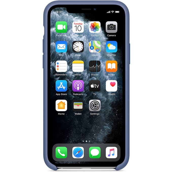 Silicone Backcover voor de Apple iPhone 11 Pro - Linen Blue