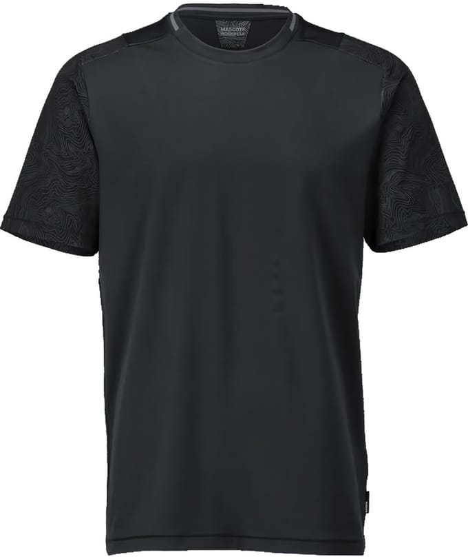 Mascot Customized T-shirt, met korte mouwen 22482-618 - Zwart - L