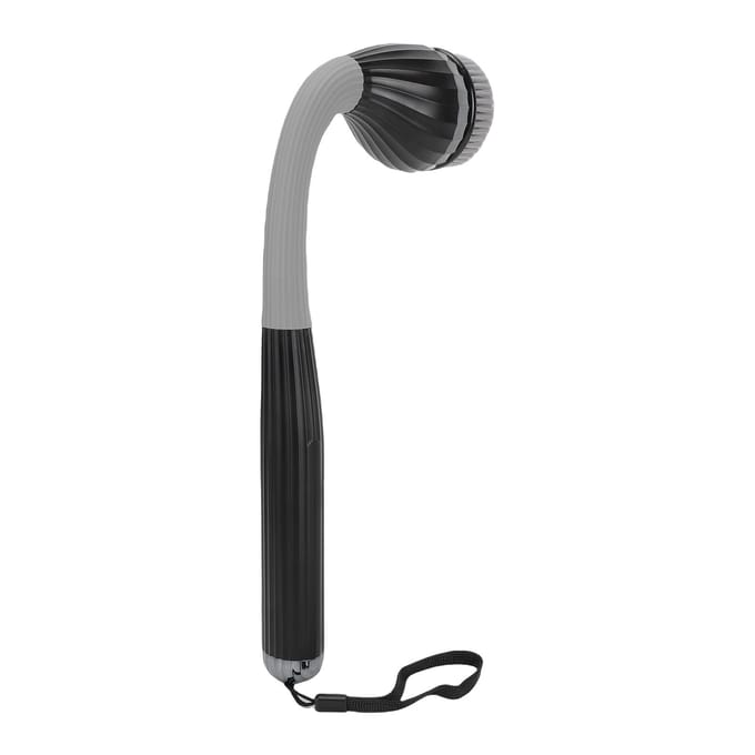 Elektrische Lichaamsborstel Lichaamsscrubber 4-in-1 IPX6 Waterdicht Lange Steel Krachtige Badscrubber 2 Snelheden voor Reiniging gray