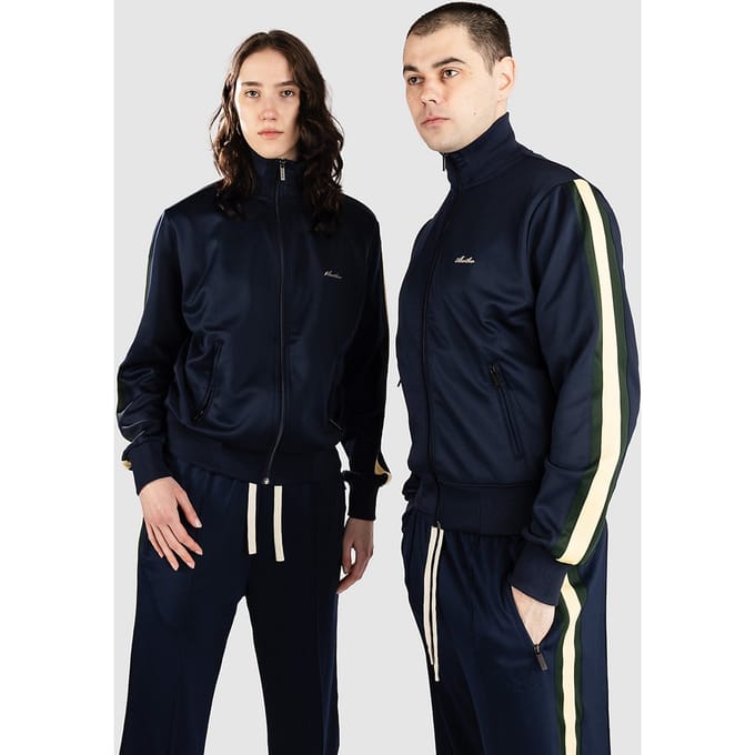 Another Cotton Lab Everyday Regular Track Jas blauw