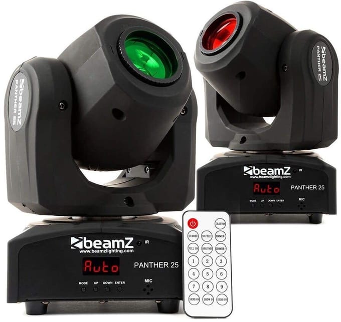 BeamZ Panther 25 LED set van 2 spot moving heads - 12W CREE