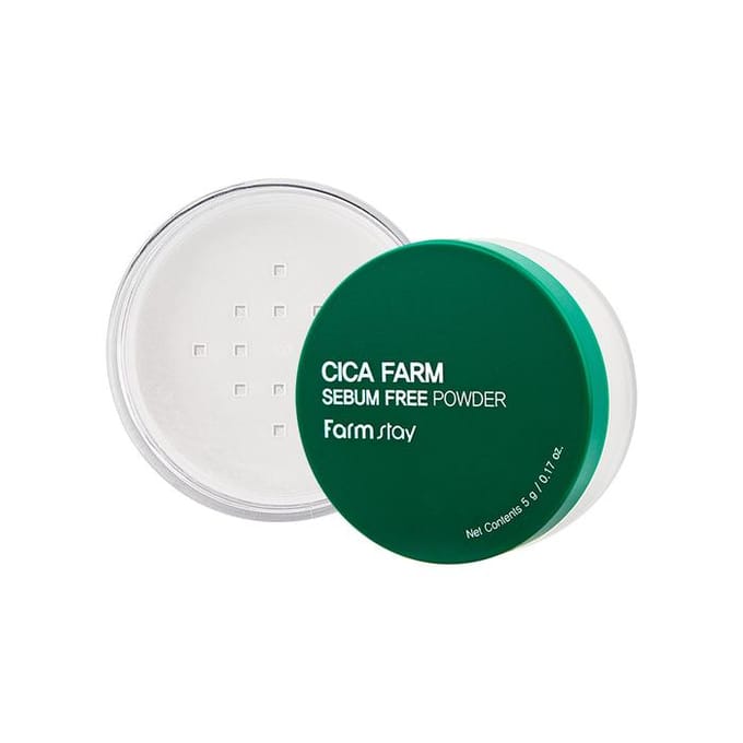 Farm Stay Cica Farm Sebum Free Powder 5gr + RANDOM GIFT gray