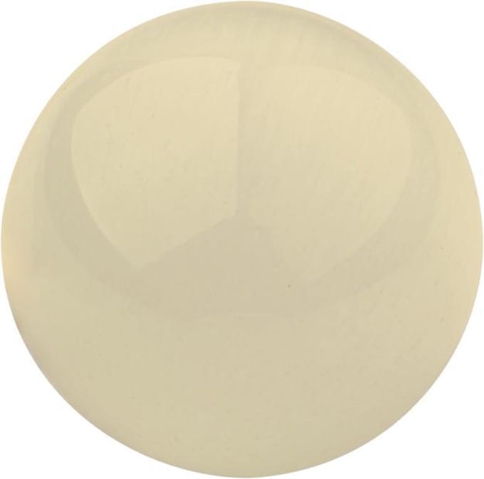 Quiges Verwisselbare Ring Steen Bolletje 10mm - Cateye Beige - E10RHR005