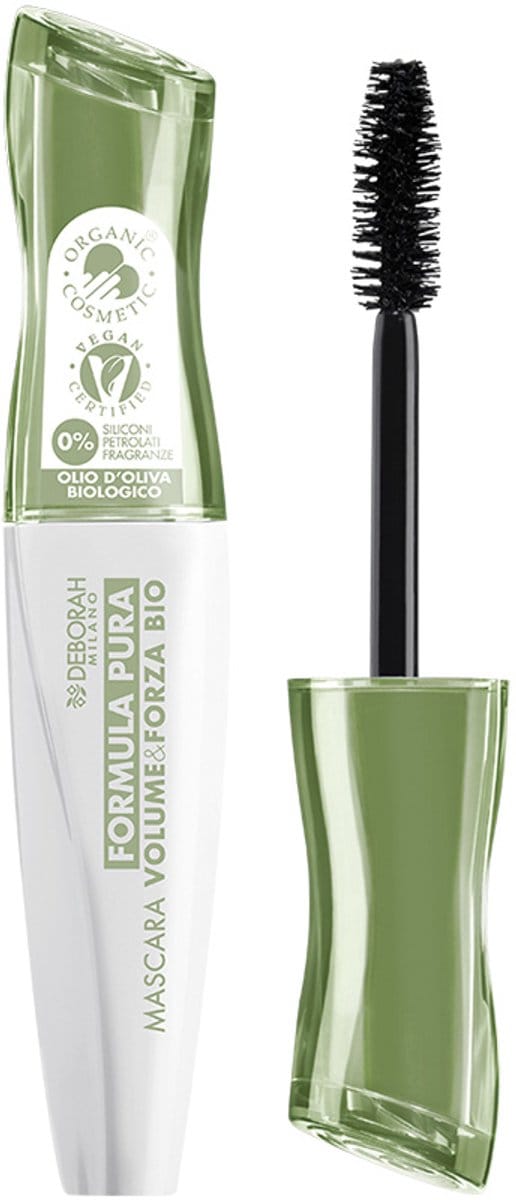 Deborah Milano Pura Volume en Forza Mascara Bio Black (12 ml)