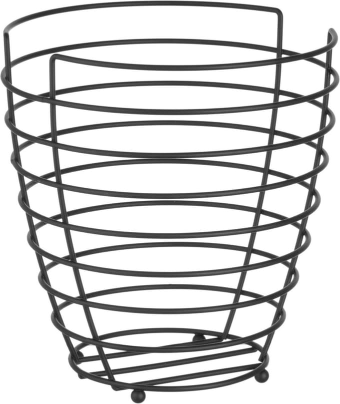 HENDI Fruitkorf – matzwarte poedercoating – Ø230x(H)250mm – stijlvol en functioneel