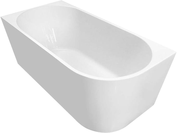 Aqualine Baden - Hoekbad Tibera, 170x80 cm, links, wit E1026