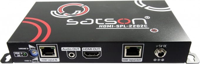 HDM-SPL-2202C / 1 x 2 HDMI Splitter /Repeater over catX