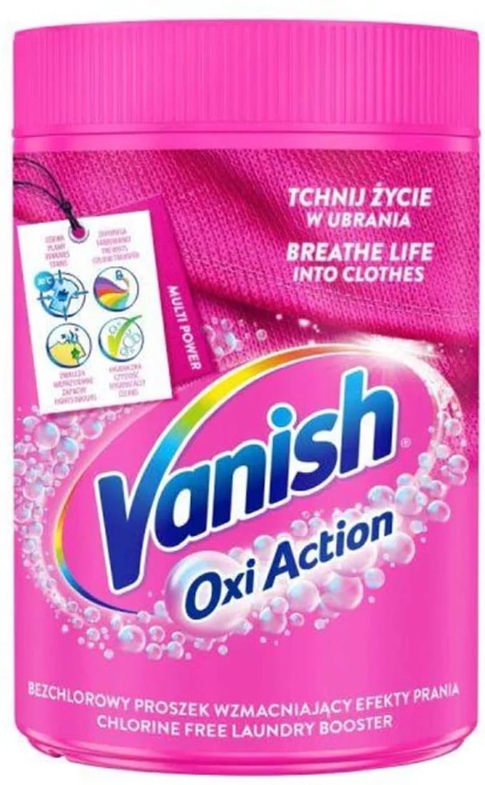Vanish - Oxi Action - Poeder - Vlekverwijderaar voor gekleurde was - 625g