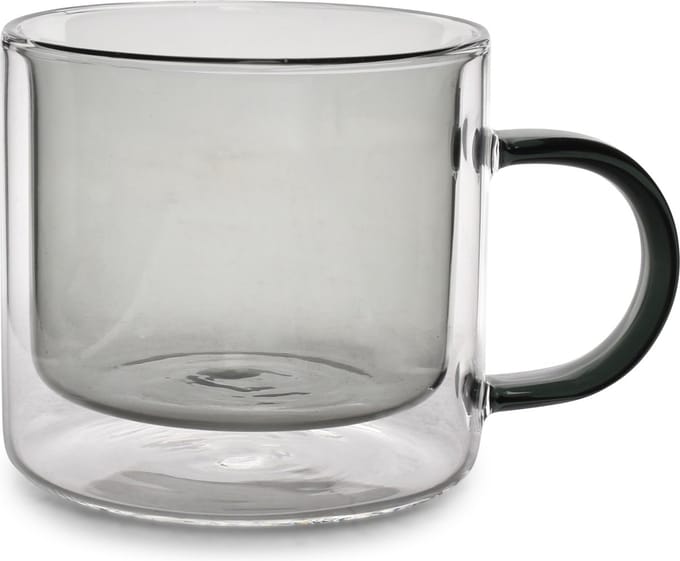 ONA Beker 27cl dubbelwandig grijs Liv - set/2