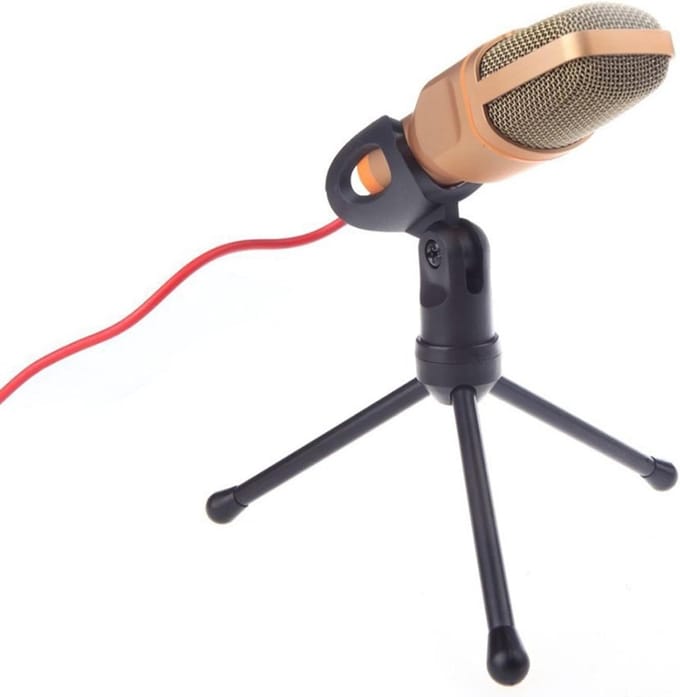 Desktop Microfoon - Condensator Microfoon - Studio Opnames - Ruisonderdrukkend Ontwerp - Met Statief