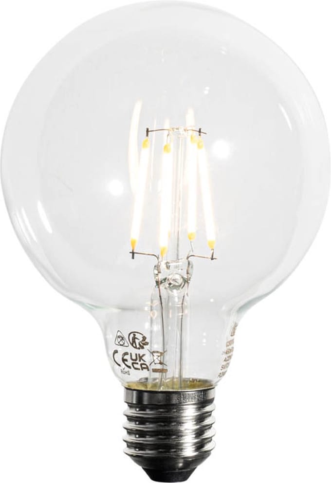 LUEDD E27 dimbare LED lamp G95 5W 450 lm 3000K