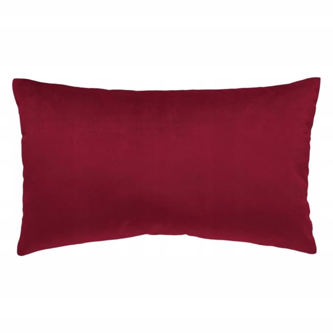 Decoratieve Kussensloop Velours Bordeaux 50x60 cm