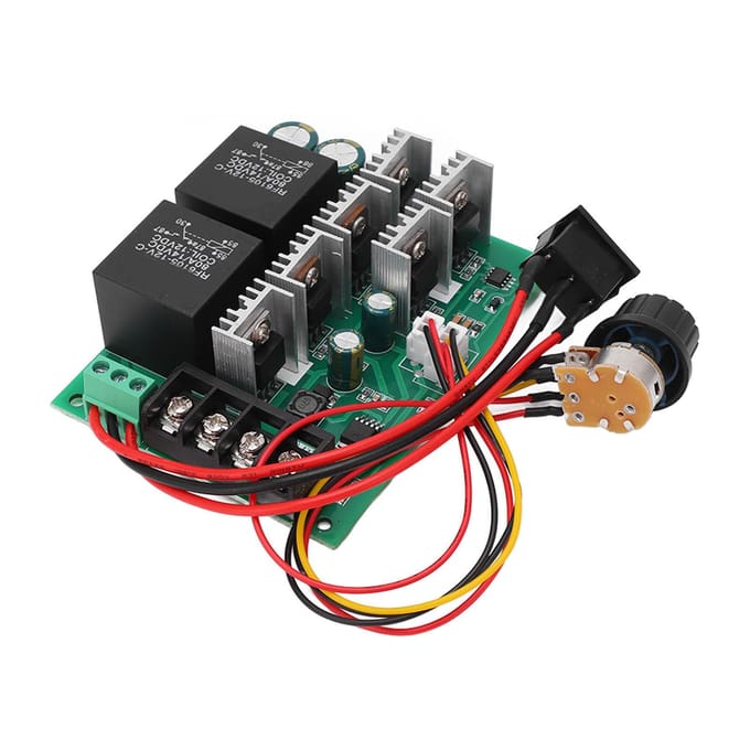 DC Motorregelaar Borstel Snelheidsregeling Instelbare CW CCW Schakelaar Groot Koppel 40A 10?50V