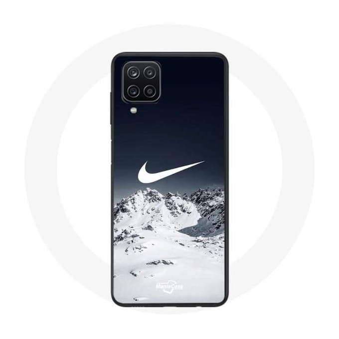 Coque Samsung Galaxy A12 Nike Logo Niege Hiver