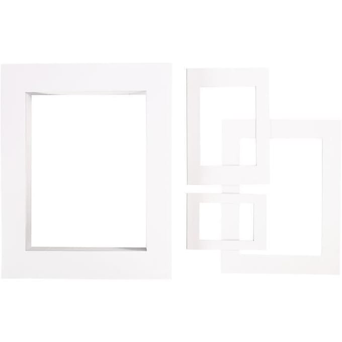 Passepartout Lijsten, A3,a4,a5,a6, 500 gr, 100 Stuk, 4 Div