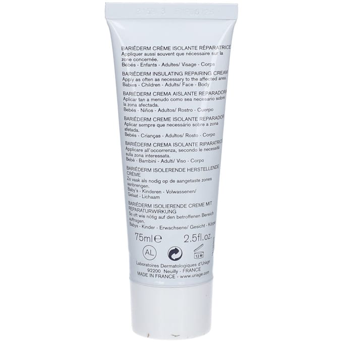Uriage Bariéderm Isolerende En Herstellende Crème Gezicht En Lichaam 75ml