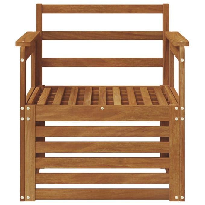 vidaXL - Buiten - bank - set - Massief - Acacia - Hout