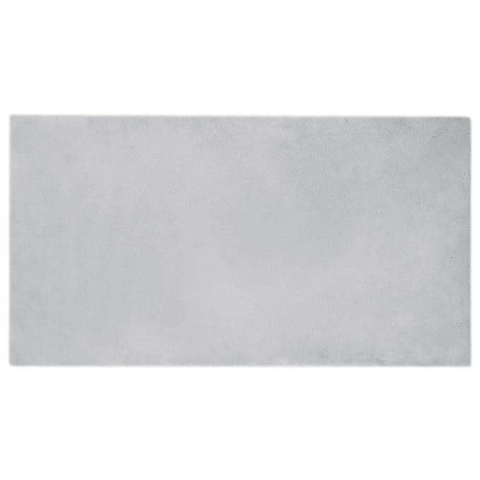 vidaXL - Antislip - vloerkleed - van - imitatie - konijnenbont - OLITE - Grijs