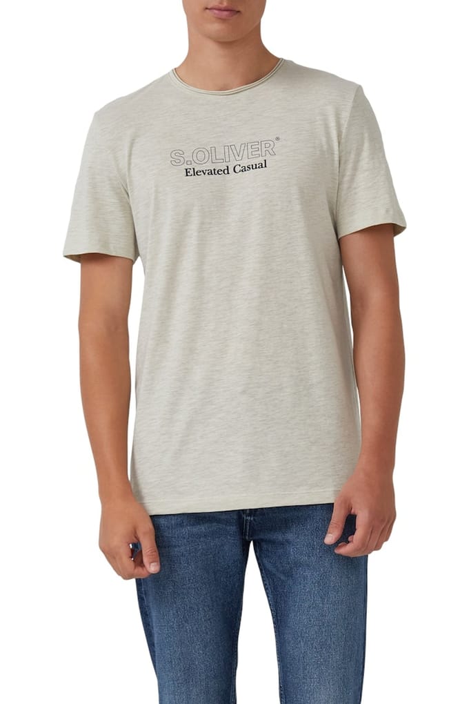 s.Oliver  T-shirts White Taglia: L | Magliette basic Outlet | Uomo | Bianco