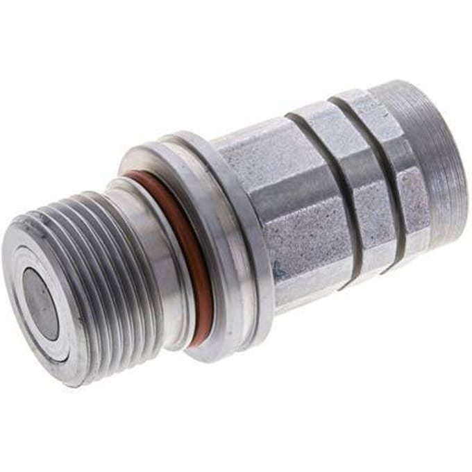 Stalen DN 8.7 Vlakdichtende Koppeling Snelkoppeling G 1/2 inch Binnendraad ISO 16028 D M30 x 2