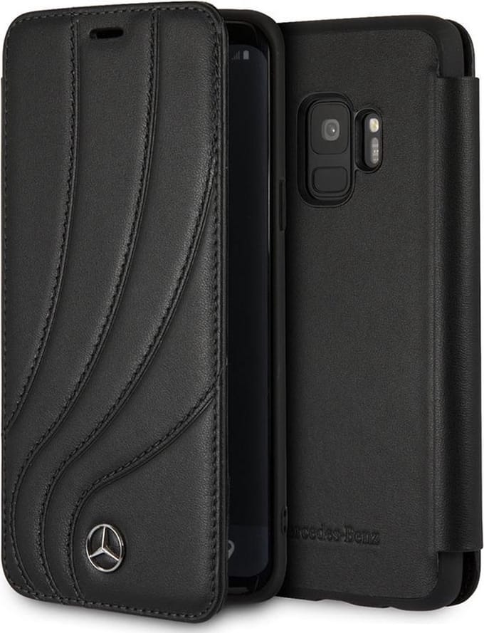 Samsung Galaxy S9 hoesje - Mercedes-Benz - Zwart - Leer