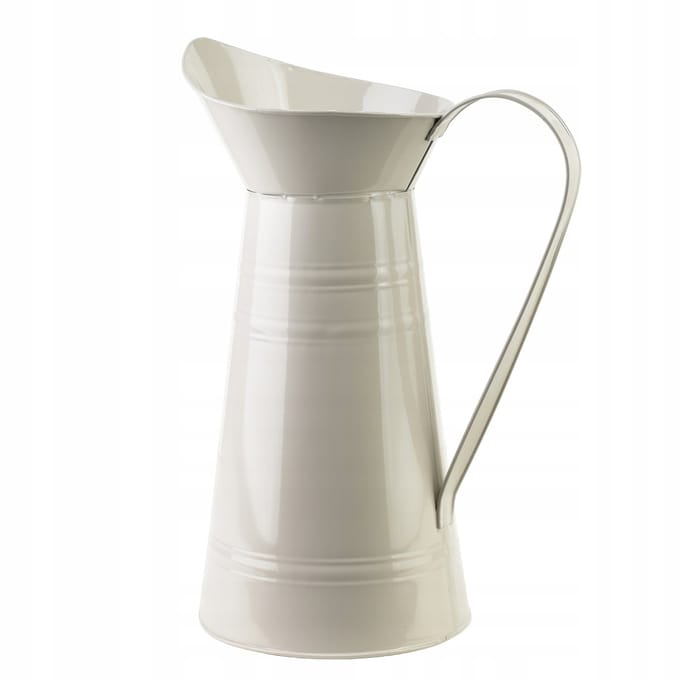 ROGER Vaas Kanka Metaal 27x17x38,5cm - Decoratief en Rustiek