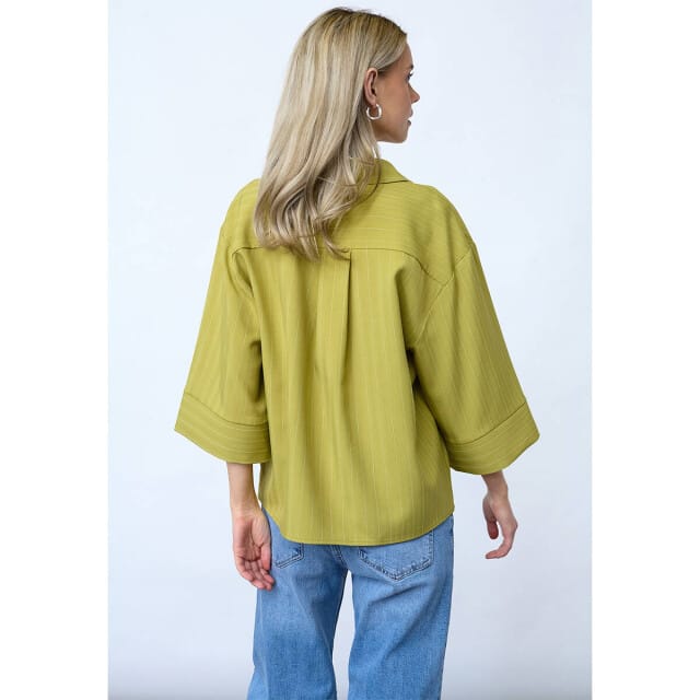 SisterS point blouse Verina-sh.ss1 20002 Lime Pinstripe Maat - S