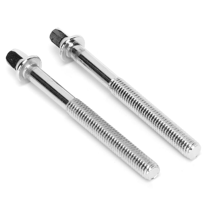 2 Stuks Drumstel Schroef Metaal Set 70mm Instrument Accessoire Vervanging voor Snare Bass WC905 white