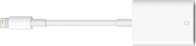 Lightning naar SD - Kabel - Kaartlezer - Card Reader - Iphone - Ipad