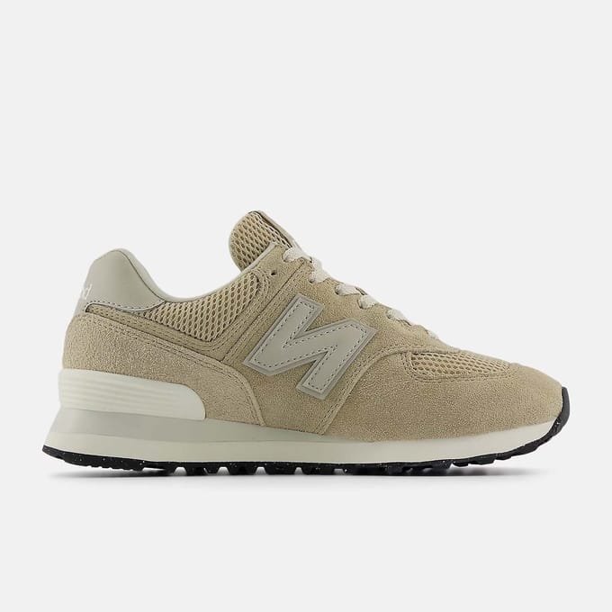 New Balance W574 Dames Sneakers - Beige