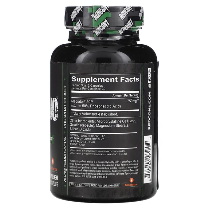 Redcon1, 11 Bravo, Spieropbouwende Katalysator, 60 Capsules