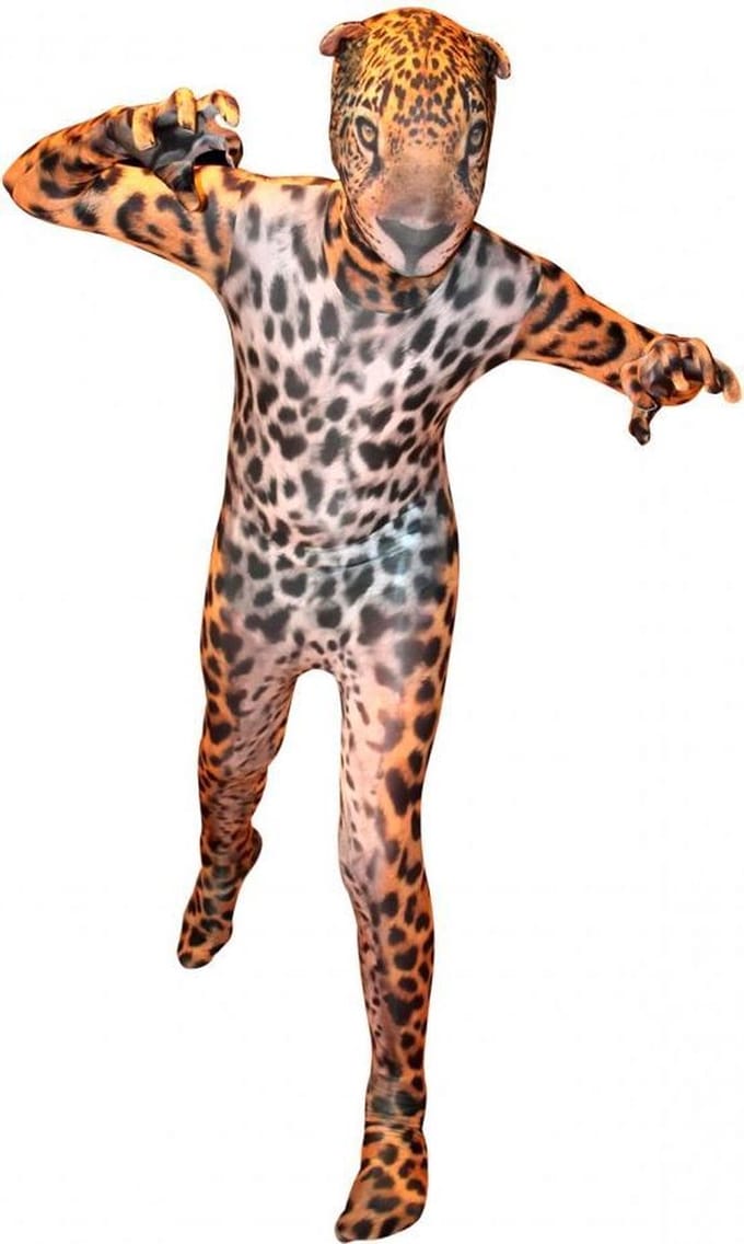 Morphsuits™ Jaguar Morphsuit - SecondSkin - Verkleedkleding - 164/176 cm