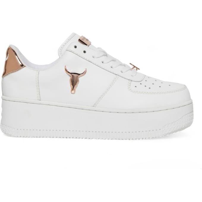 Windsor Smith Witte Chunky Leren Sneakers - Rich