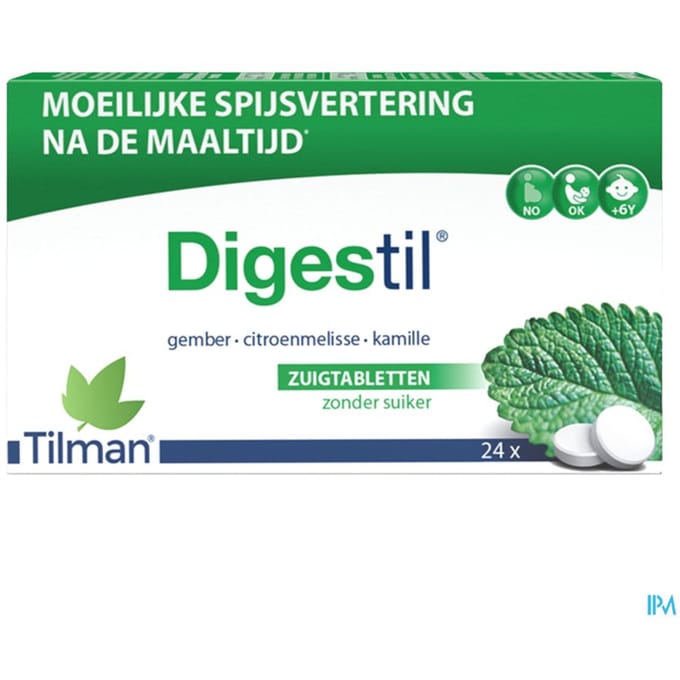 Digestil Moeilijke Spijsvertering 24 Zuigtabletten